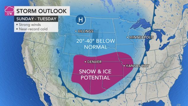 Storm outlook Sunday-Tuesday by AccuWeather